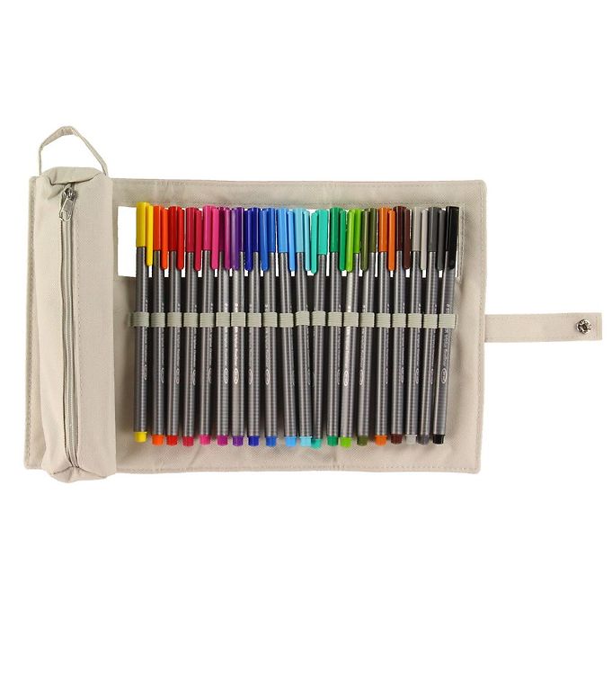 Staedtler Markers w. Pencil Case - 20 pcs. - 0.3 mm - Rose