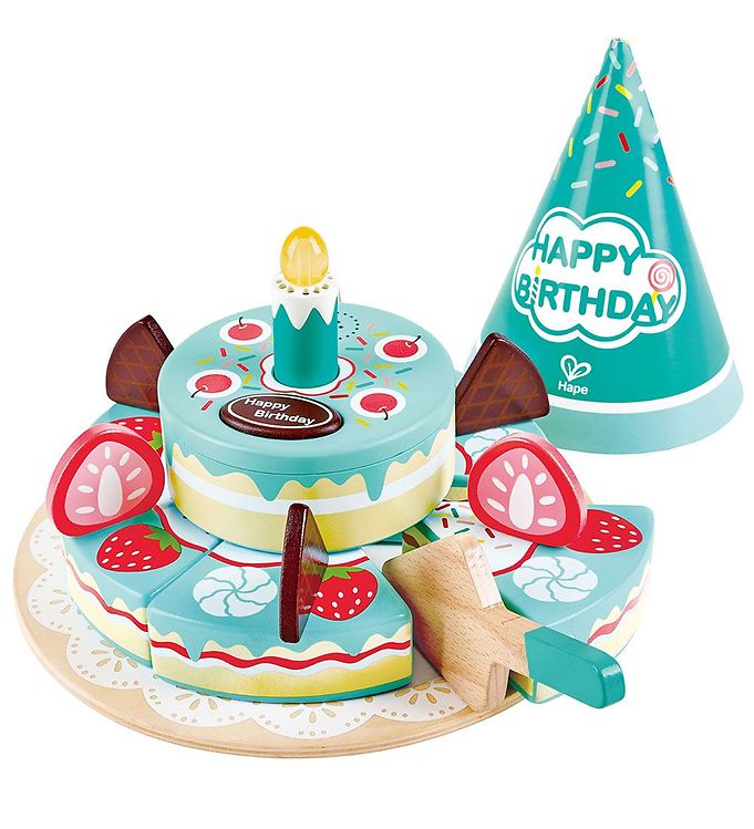 Hape Jouets de Nourriture - Bois - Gâteau d'anniversaire interactif