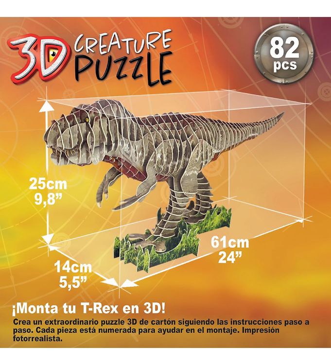 Puzzle 3D Jurassic World T- Rex