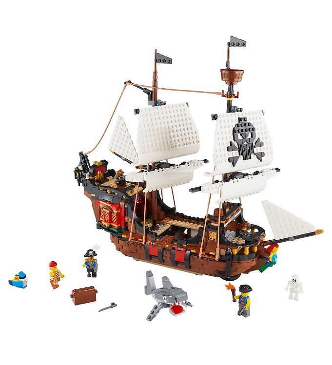 blande Derfra Mappe LEGO Creator - Pirate Ship 31109 - 3-i-1 - 1264 Dele