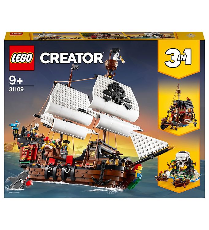 LEGO Pirate Ship 31109 - 3-i-1 - 1264 Dele