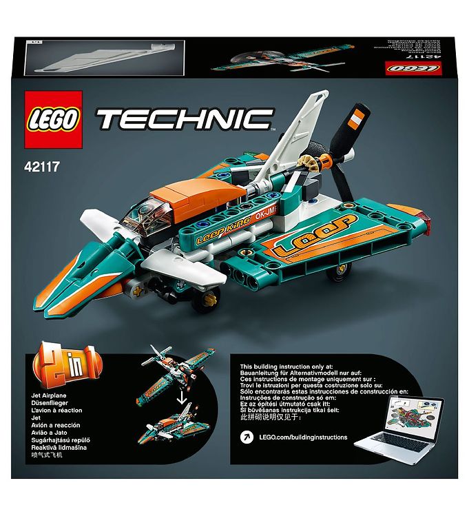 LEGO TECHNIC 42117 RACE PLANE 2 IN 1 JET AIRPLANE NEW SEALED GIFT 