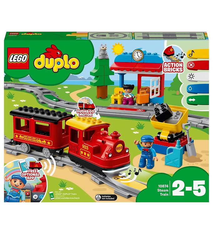 LEGO DUPLO Steam Train 10874 59 Parts Cheap Shipping