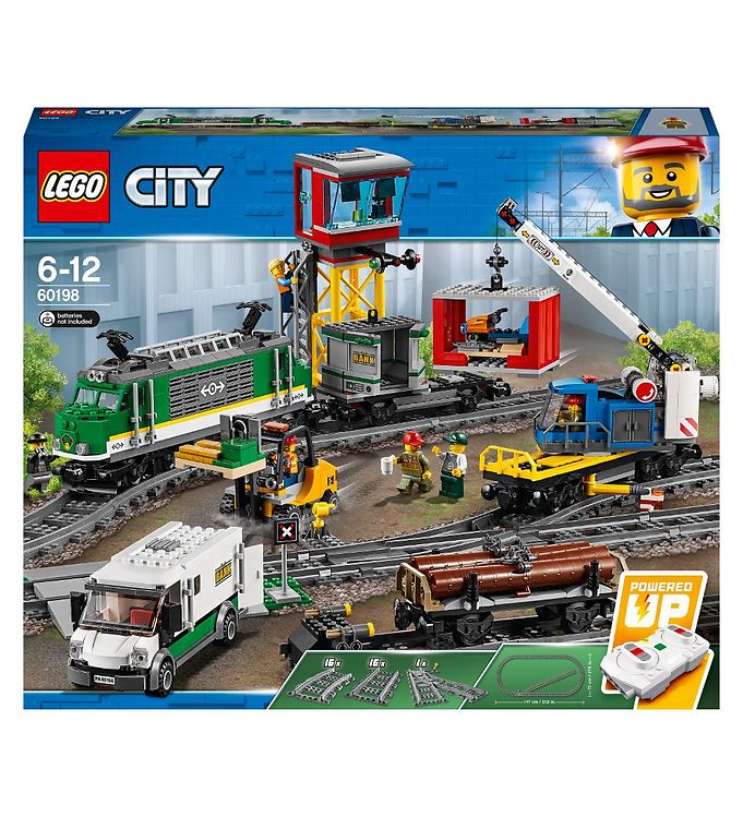 LEGO® City - Le train de marchandises télécommandé 60198 - Motorisé - 1226  Parties