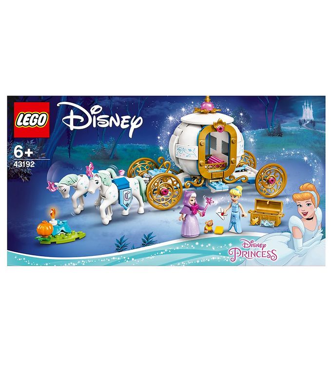New 2021 LEGO Disney Cinderella’s Royal Carriage 43192; Creative Building Kit That Makes a Great Gift 237 Pieces 