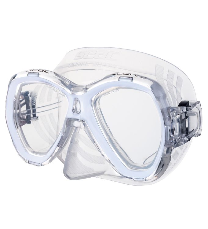 SEAC Elba Snorkeling and Swimming Soft Silicone Dual Lens Mask 