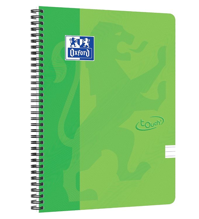 Oxford Notebook - Touch - Lined - A4 + - Green » Fast Shipping