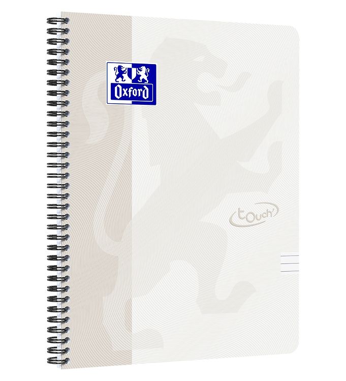 Oxford Notebook - Touch - Lined - A4 + - White » Prompt Shipping