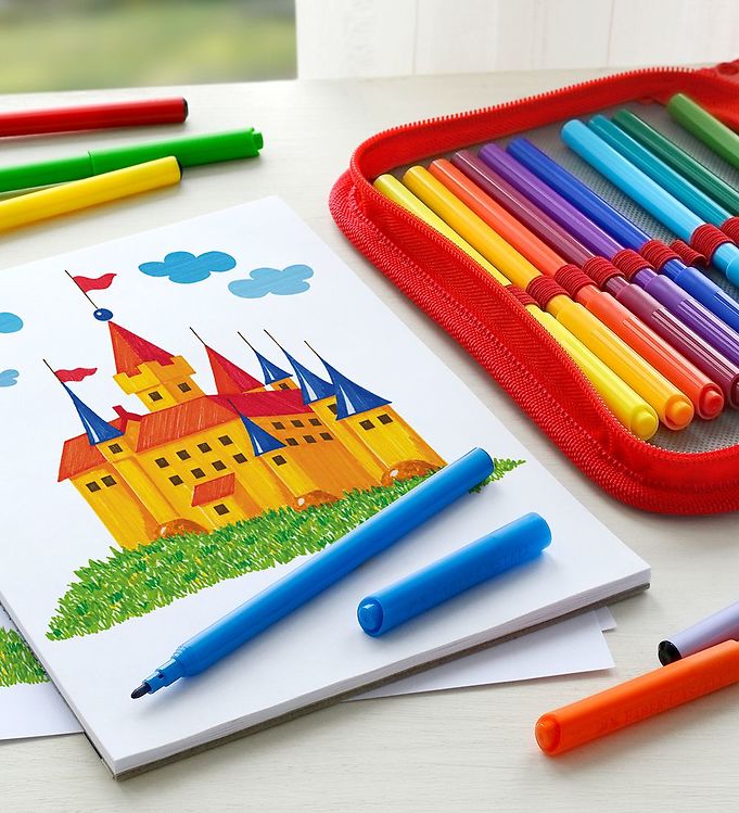 Faber-Castell Markers - Kids - 50 pcs - Multicolour