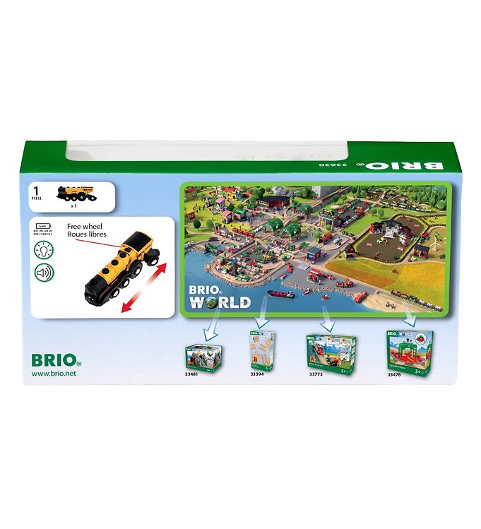 BRIO Railway - Big Green Action Battery Locomotive 1 item