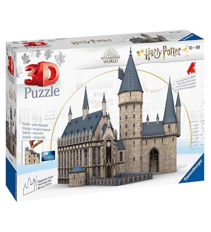 Ravensburger 3D Puzzle Game - 630 Bricks - Harry Potter Hogwarts