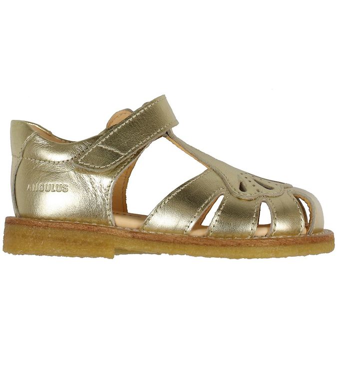 der ovre solid Hævde Angulus Sandals - Gold | Reliable Shipping | Shop Online
