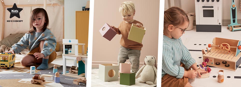 Kids concept wooden toys shop