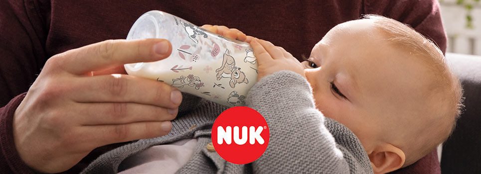 Nuk babyflessen en spenen