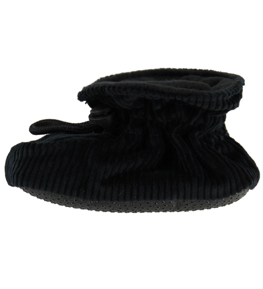 Melton Corduroy Shoes - Black