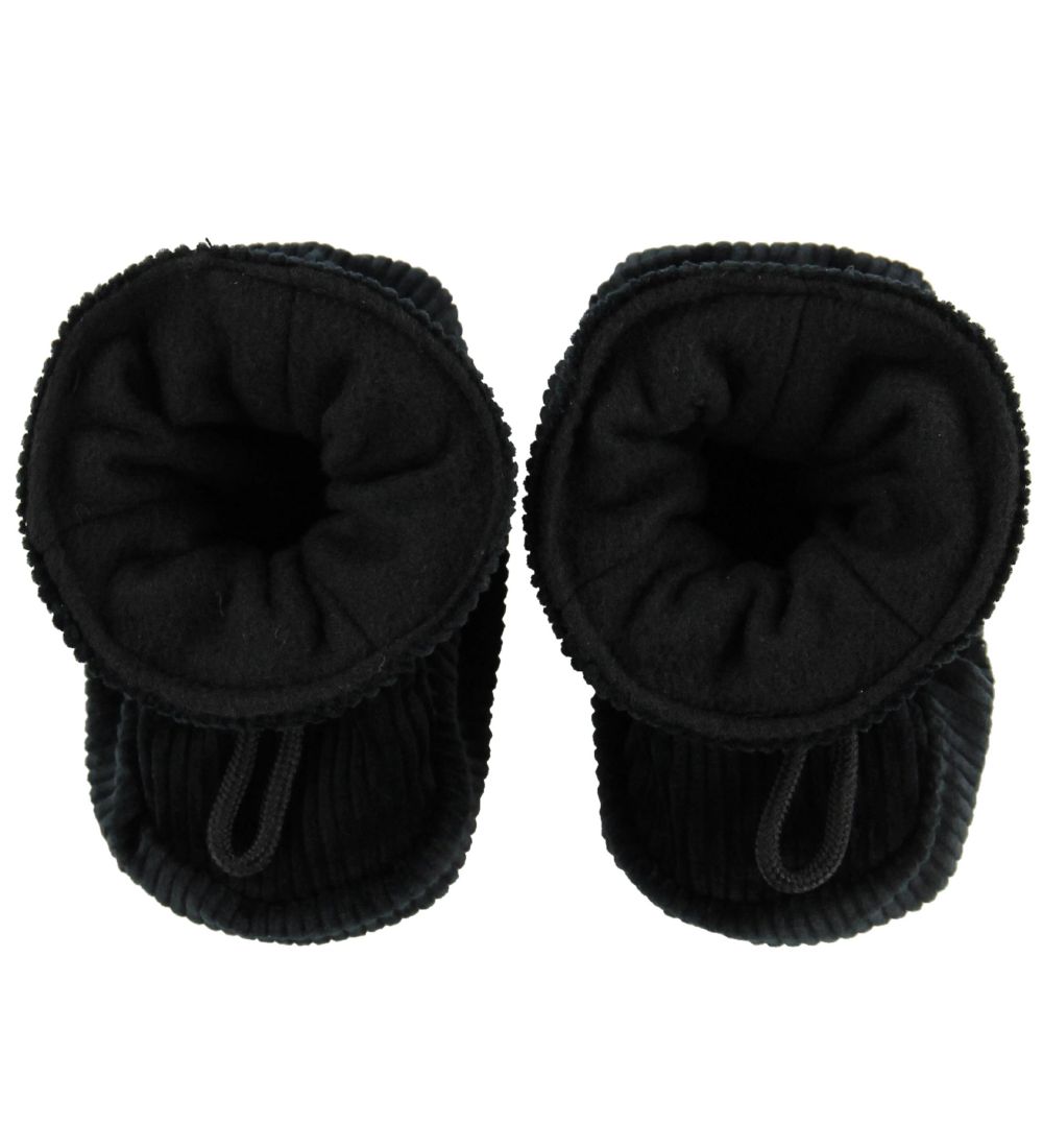 Melton Corduroy Shoes - Black