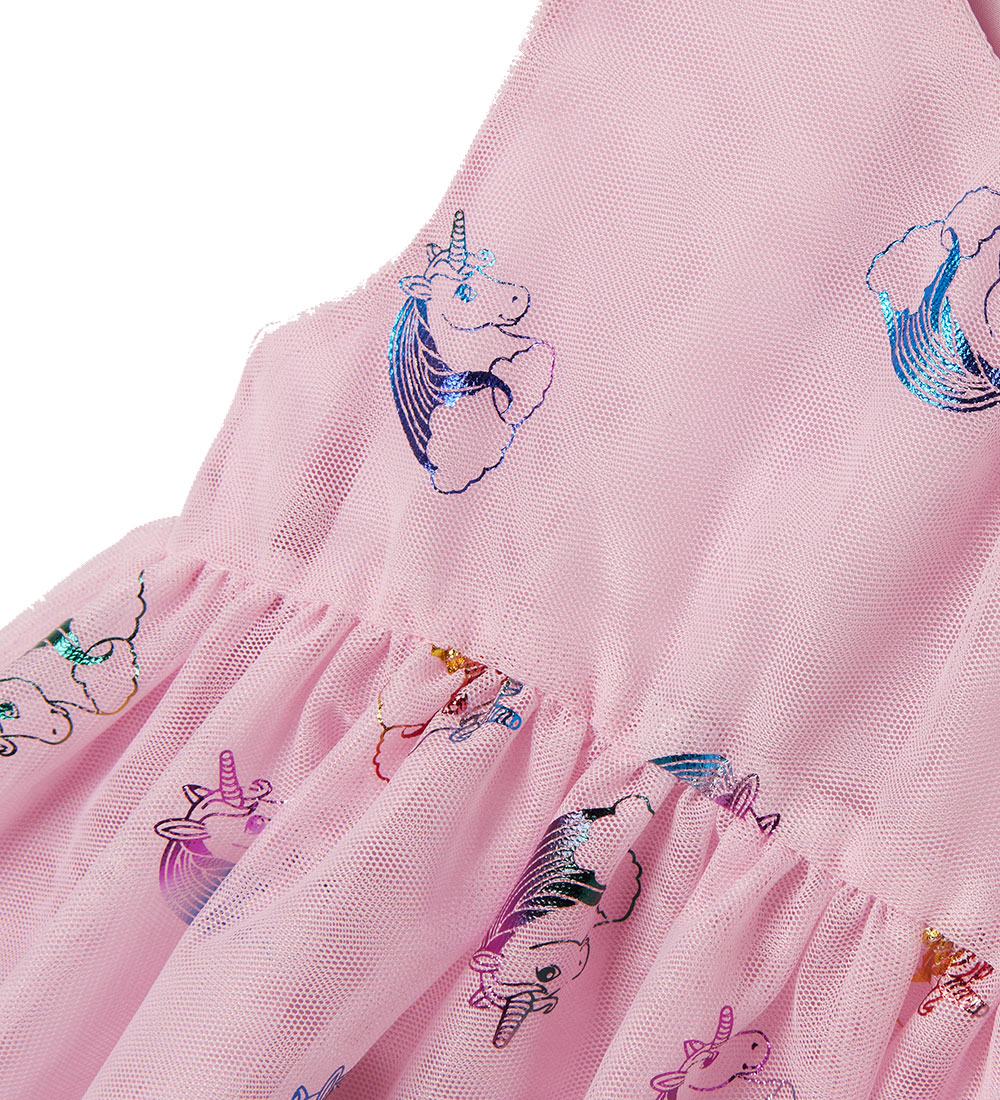 Name It Dress - NmfVabos - Corsage w. Unicorns