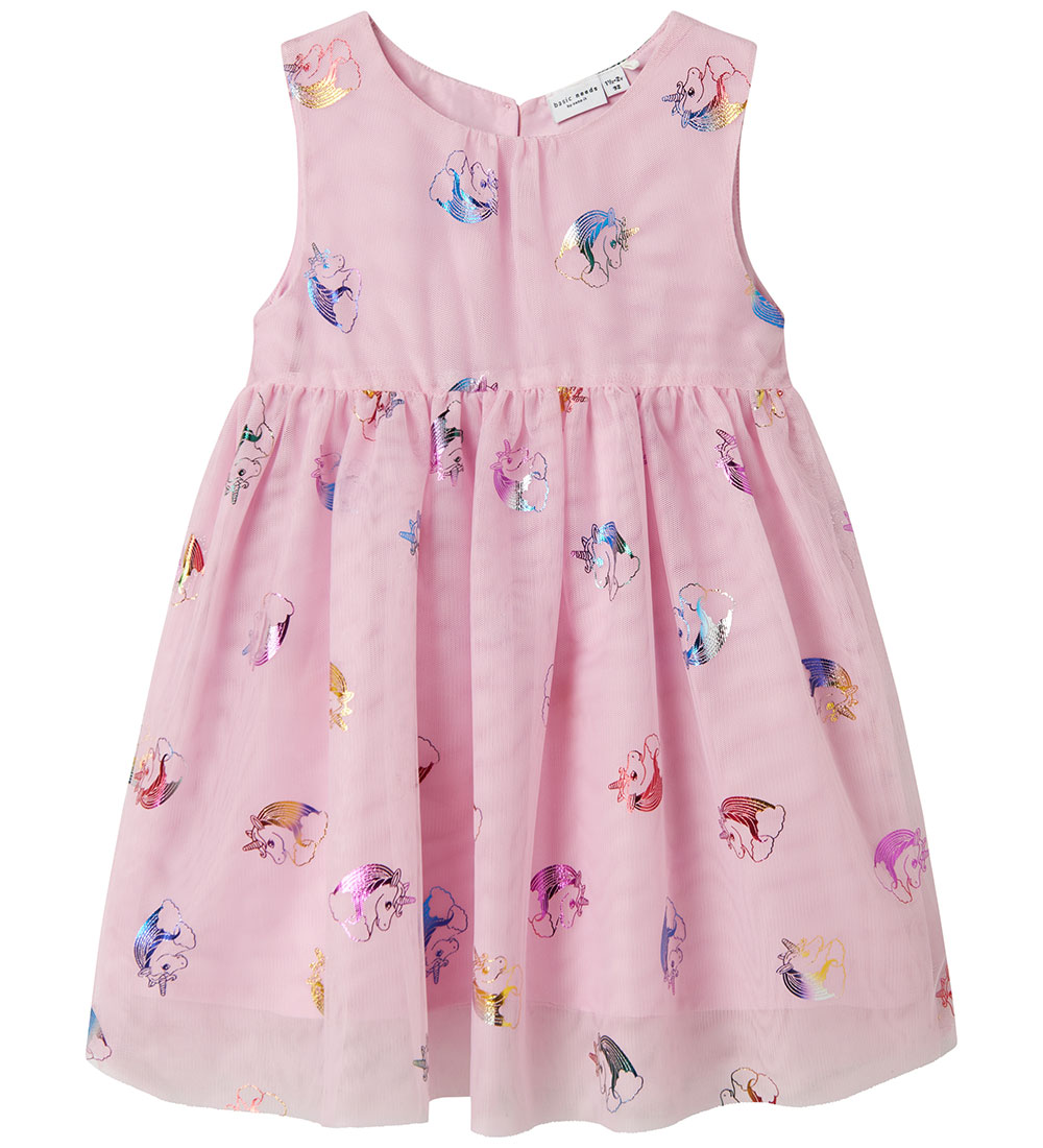 Name It Dress - NmfVabos - Corsage w. Unicorns