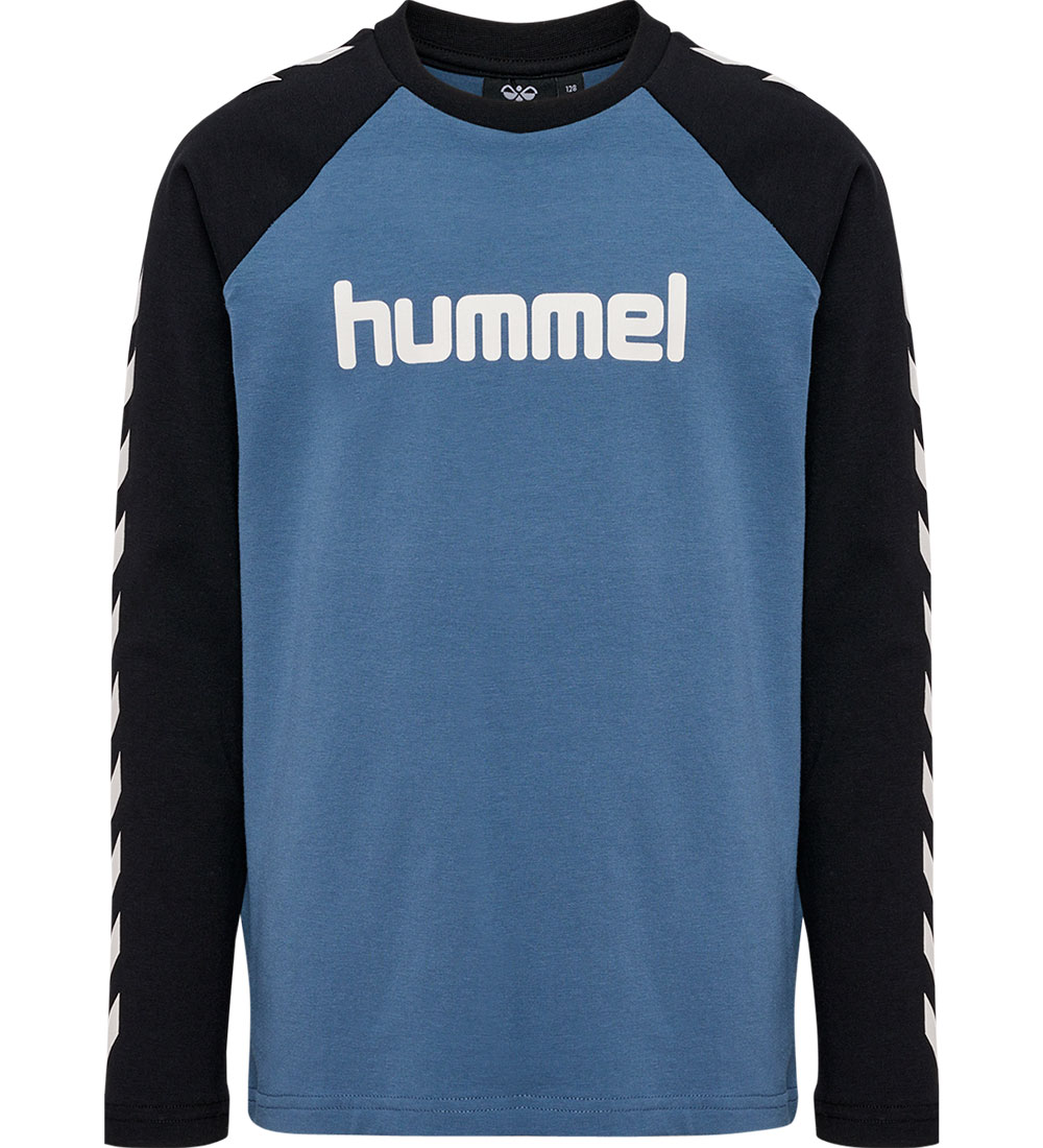 Hummel Bluse - hmlBOYS - Bering Sea/Black