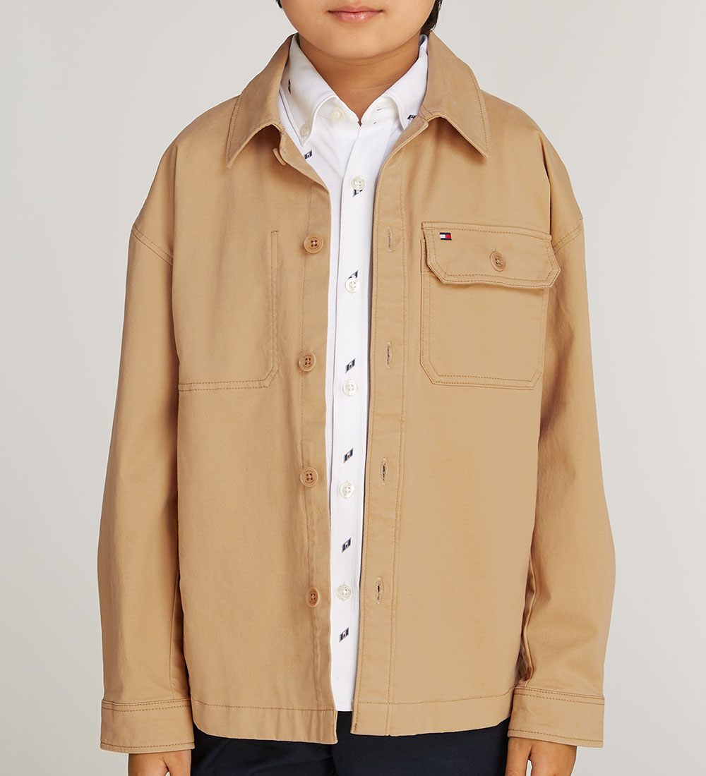 Tommy Hilfiger Shirt - Utility Overshirt - Classic+ Khaki