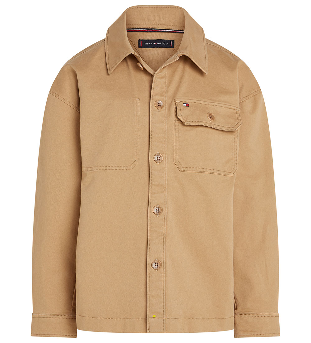 Tommy Hilfiger Shirt - Utility Overshirt - Classic+ Khaki