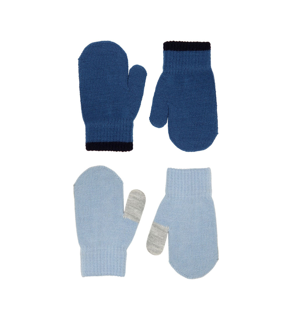 Molo Mittens - Acrylic/Spandex - Kenny - Dusty Blue