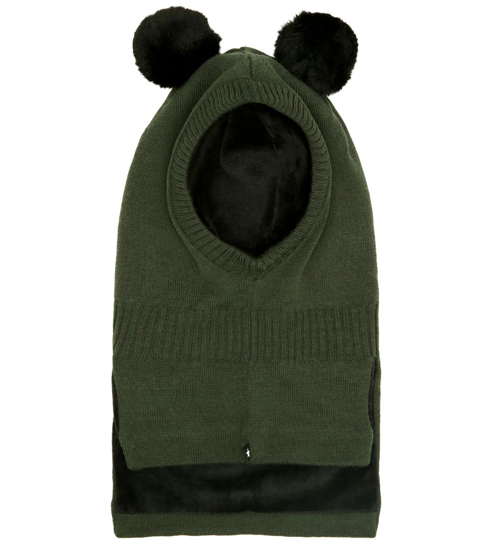 Molo Balaclava - 2-layer - Kado - Wool/Acrylic - Space Grey