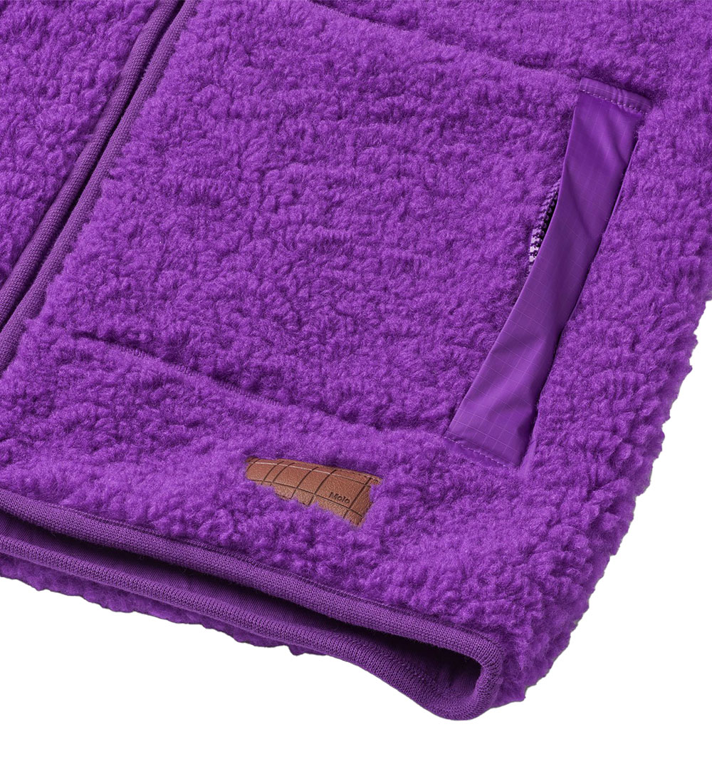 Molo Fleece Jacket - Teddy - Uberto - Warm Purple