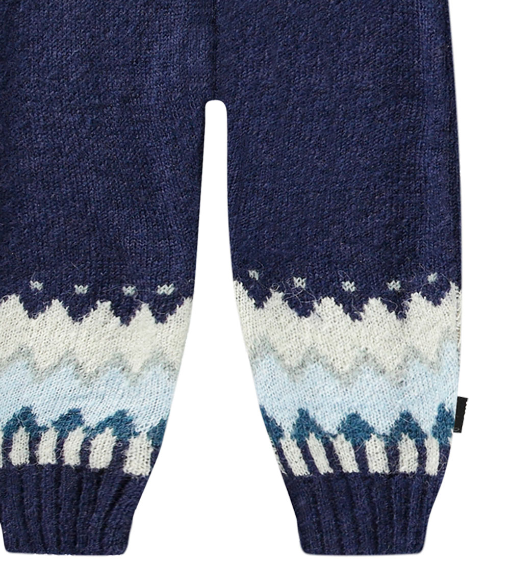 Molo Trousers - Signy - Wool - Blues