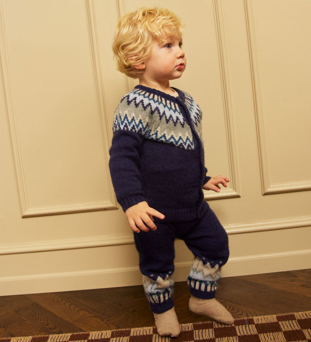 Molo Trousers - Signy - Wool - Blues