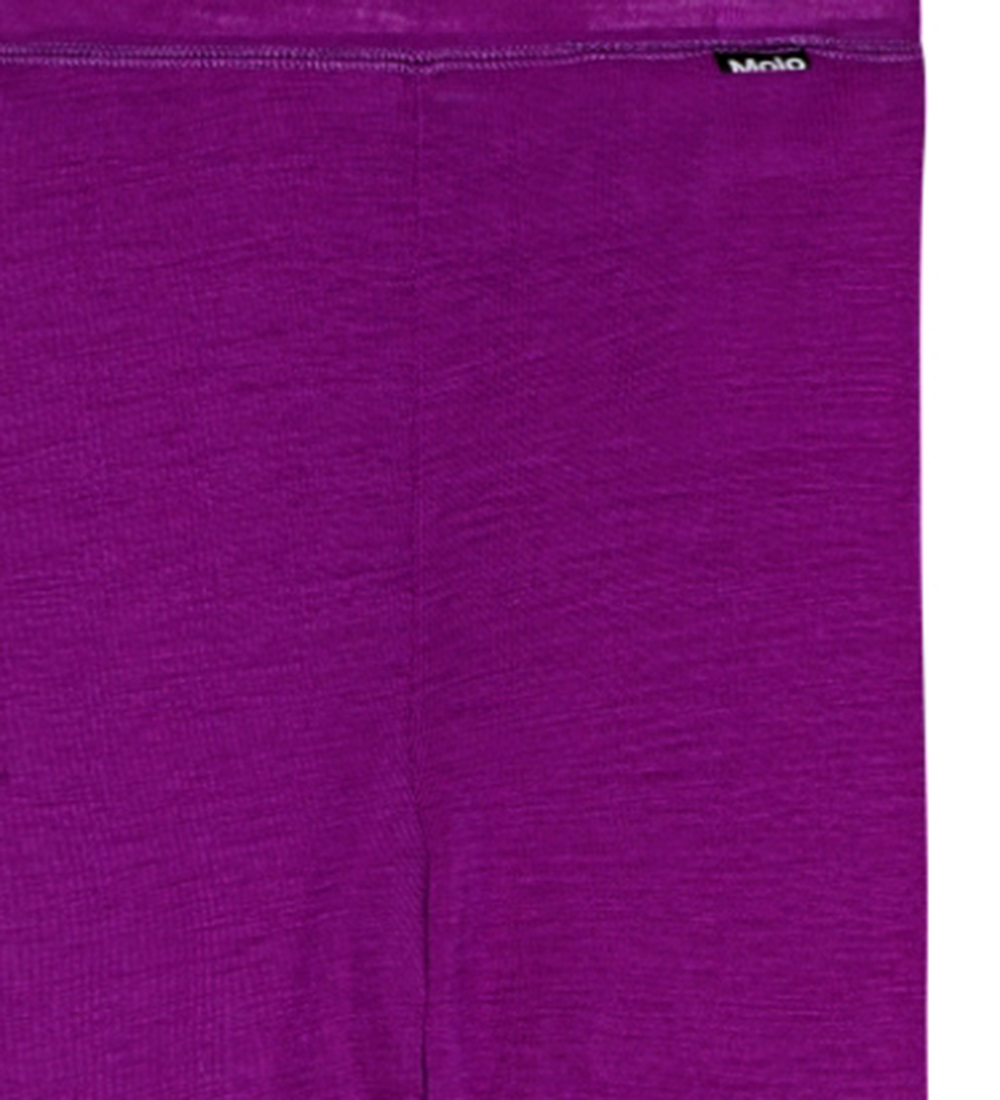 Molo Leggings - Wool - Nadine Wool - Warm Purple