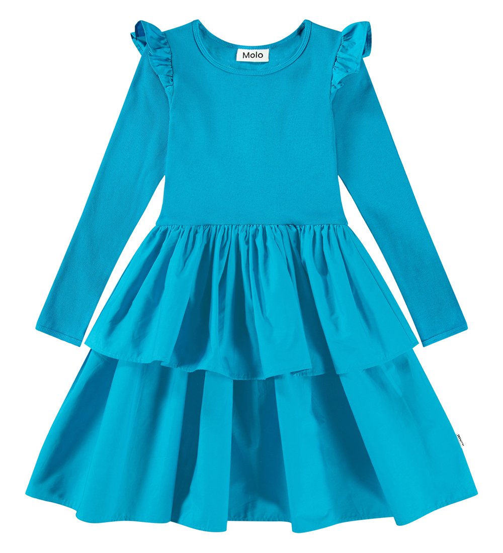 Molo Dress - Cathi - Peacock Blue