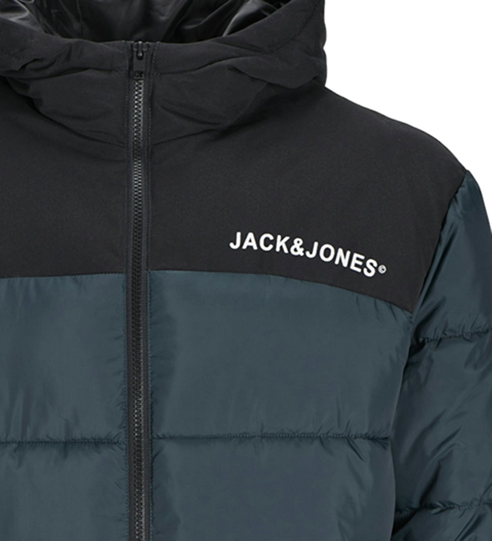 Jack & Jones Polstret Jakke - JjMoon - Magisk Forest/Blokkering