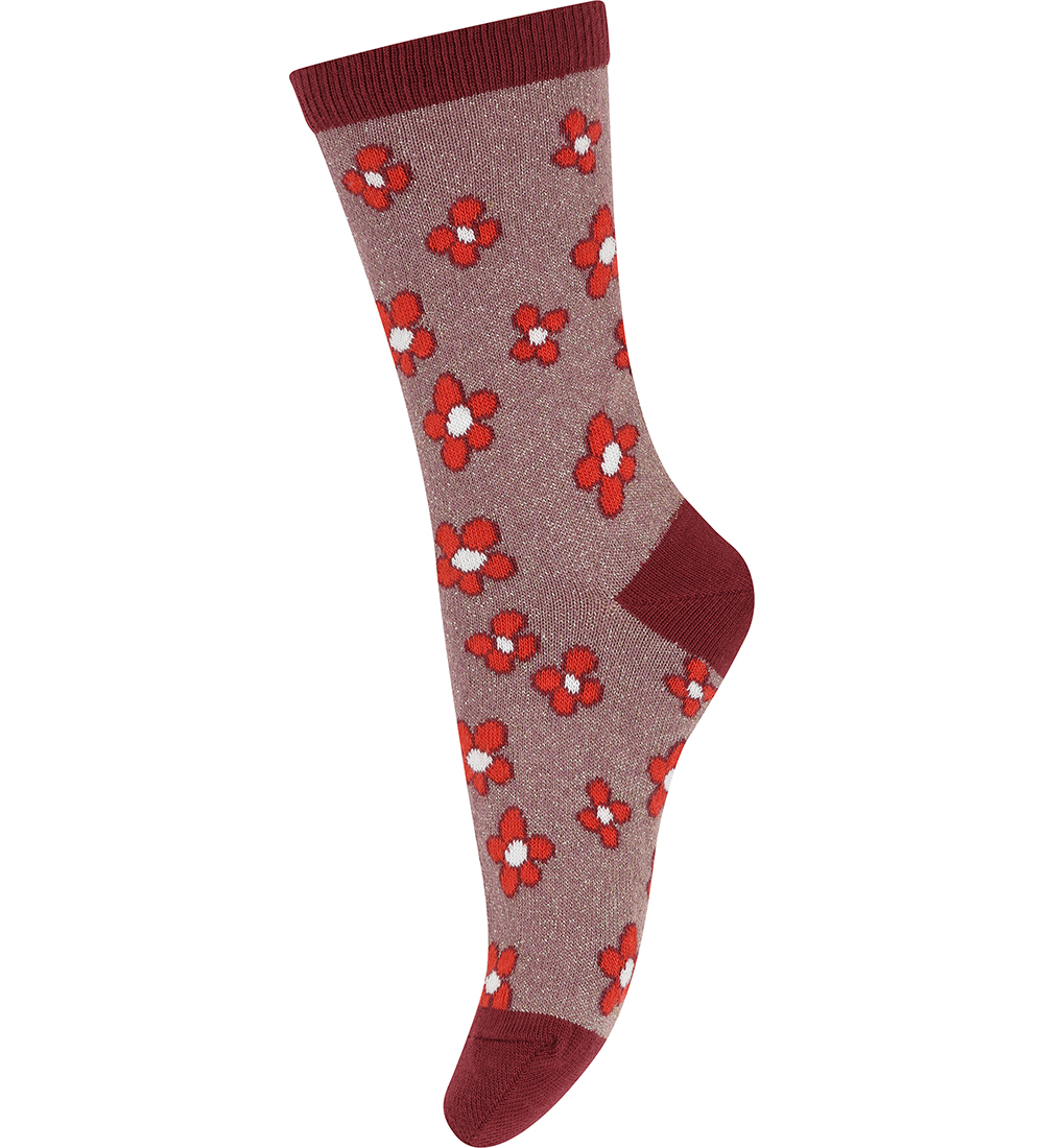Melton Socks - Blossom - Grape Shake