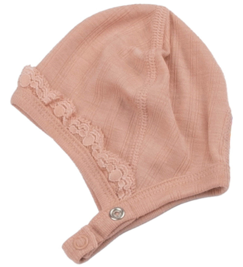 Joha Baby Hat - Wool/Silk - Peach