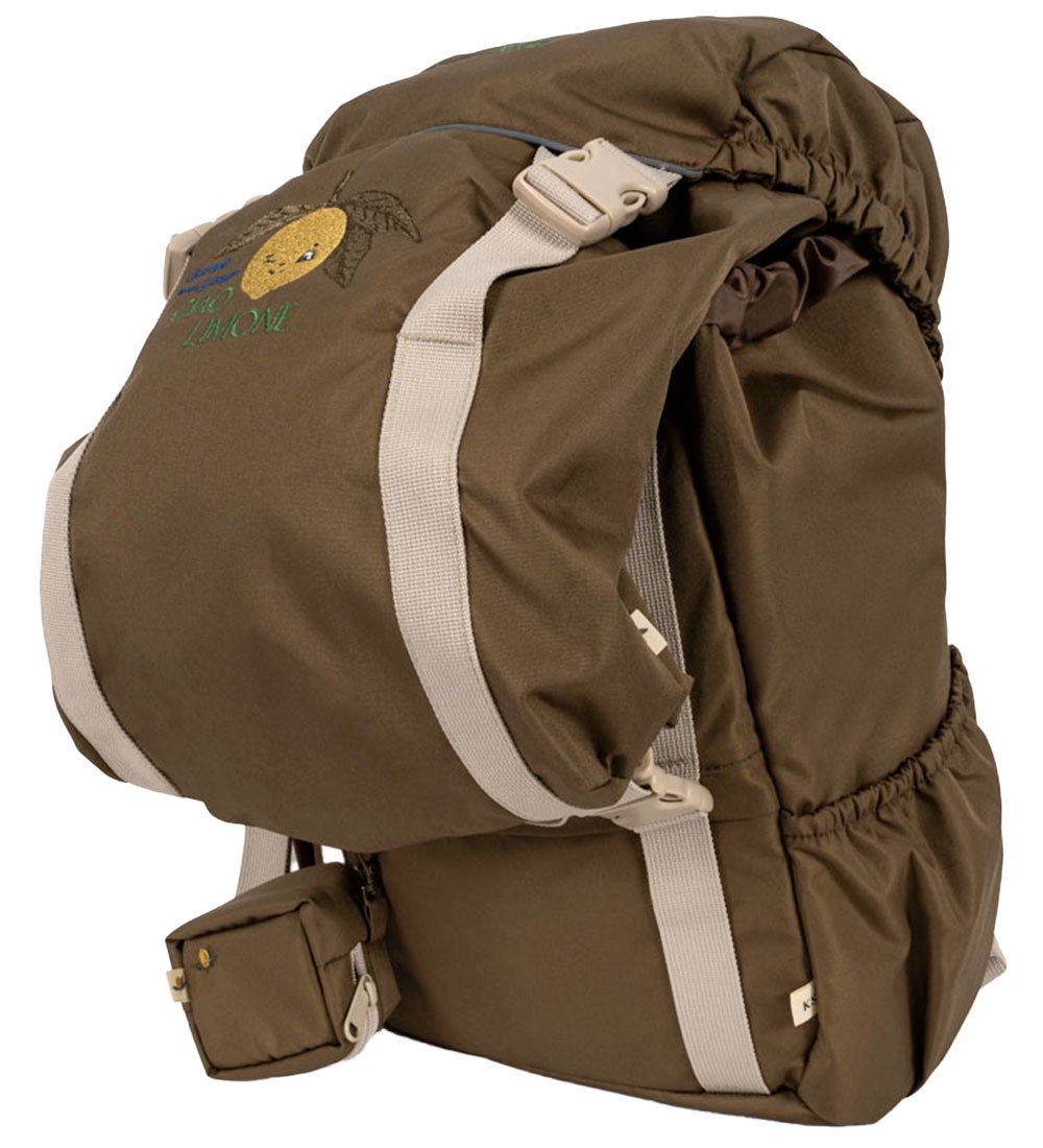 Konges Sløjd School Backpack - Clover - 12 L - Lemon