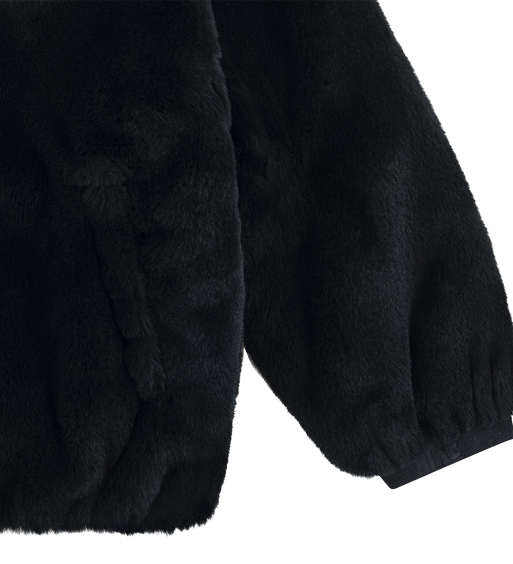 Nike Jacket - Soft & Cozy - Faux Fur - Black