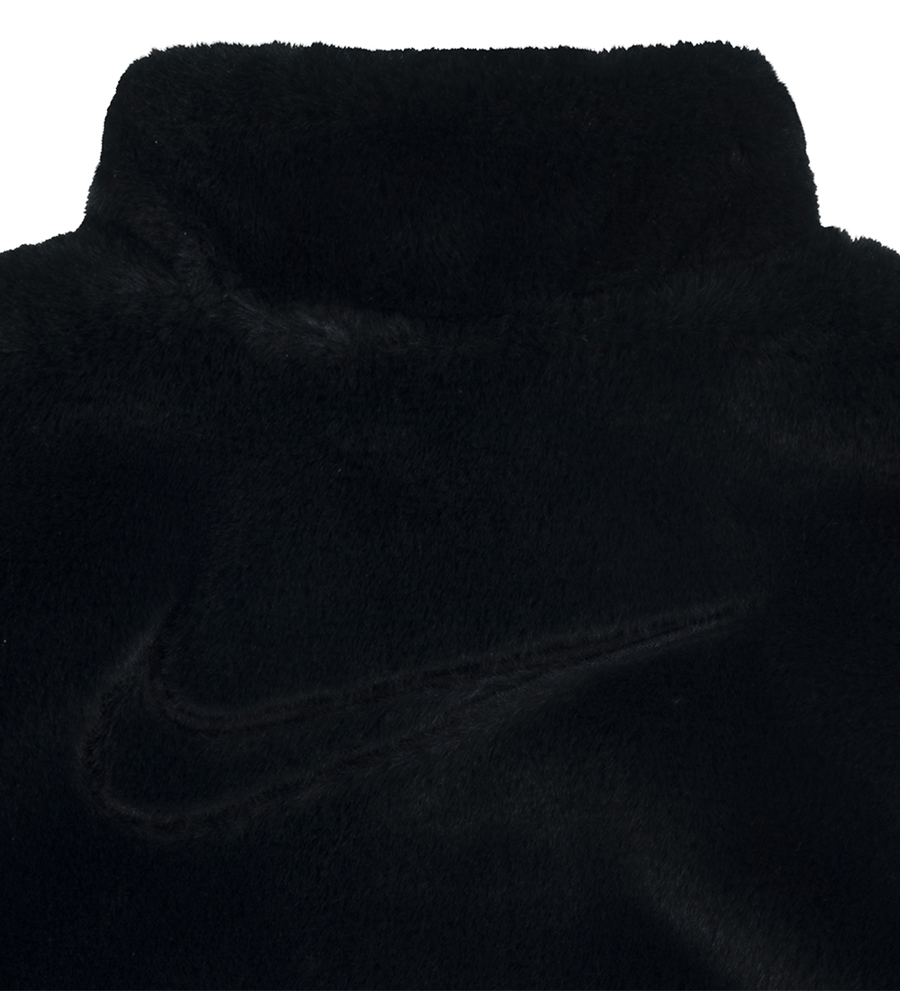 Nike Jacket - Soft & Cozy - Faux Fur - Black