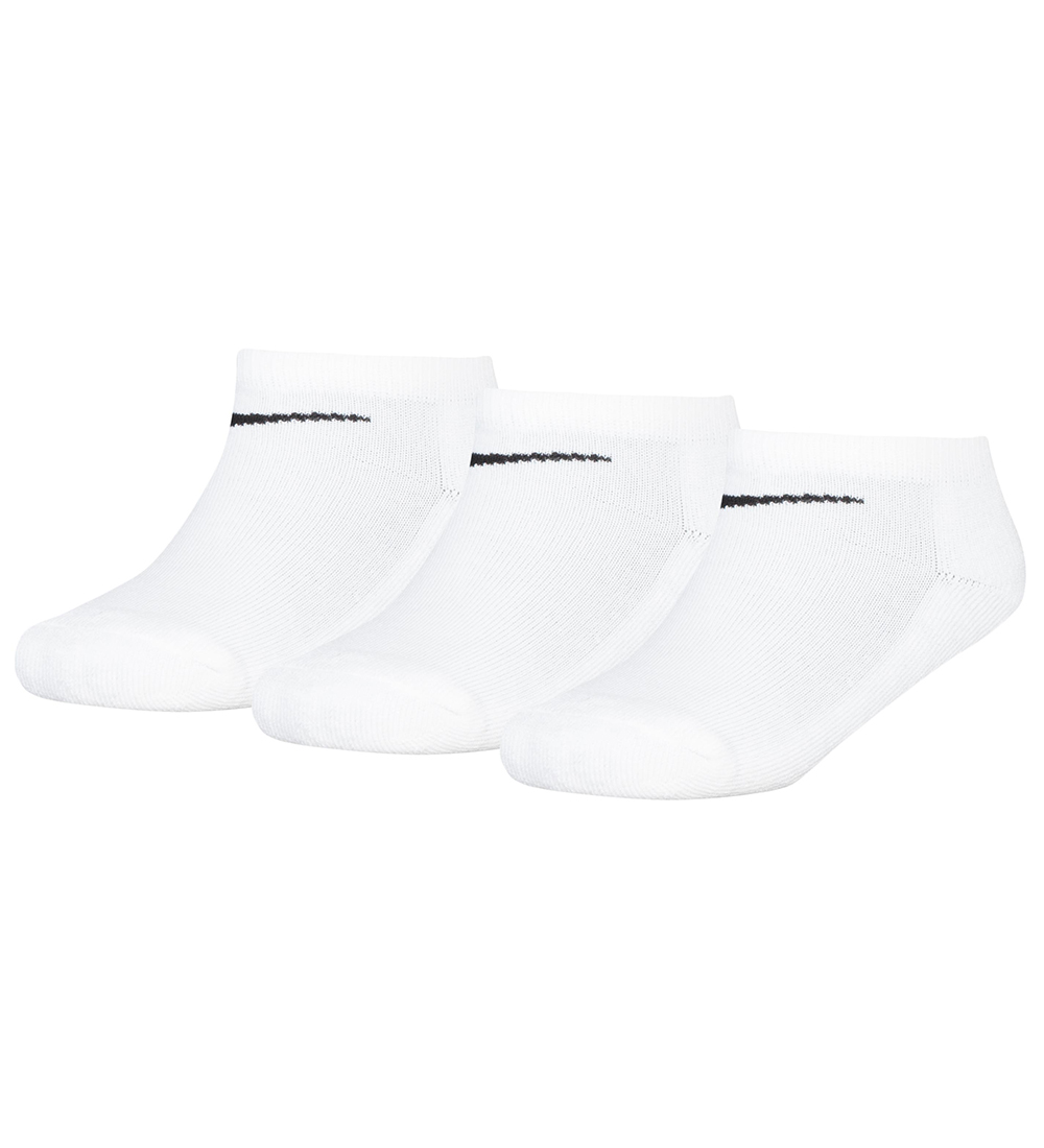 Nike Ankle Socks - Cushioned - No Show - 3-Pack - White