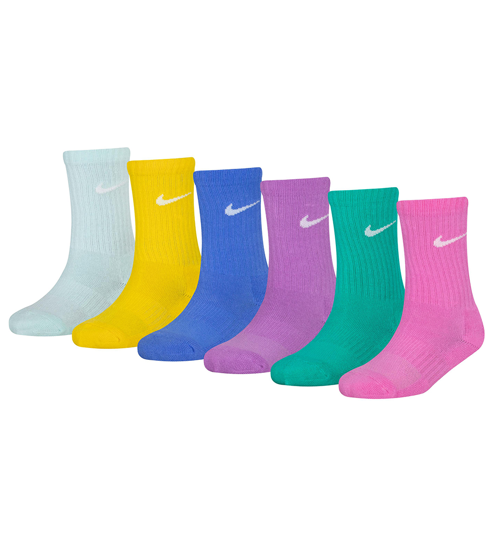 Nike Strumpor - Dämpad - Dri-Fit - 6-pack - Jade Ice