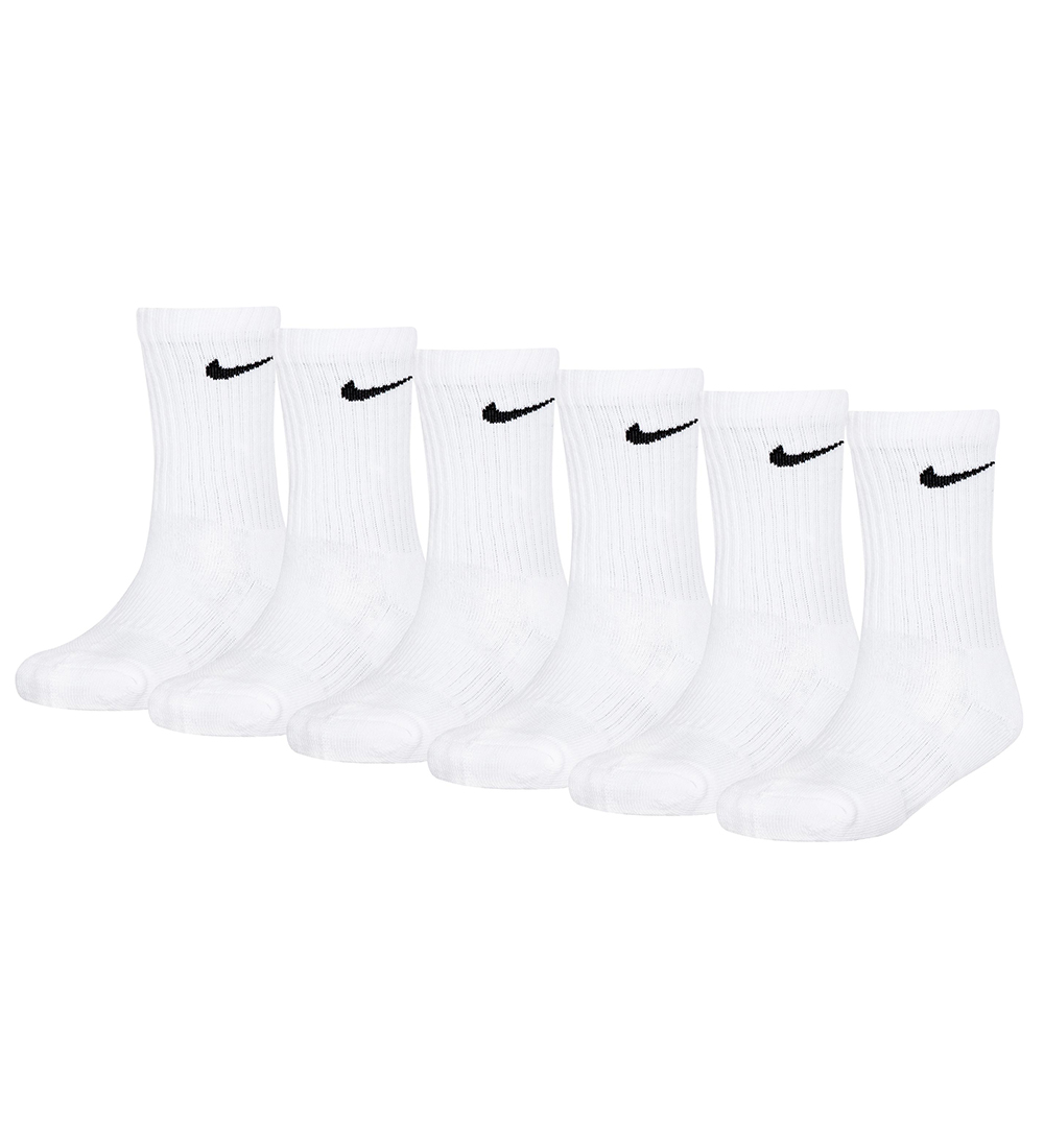 Nike Socken - Gepolstert - Dri-Fit - 6er-Pack - Weiß