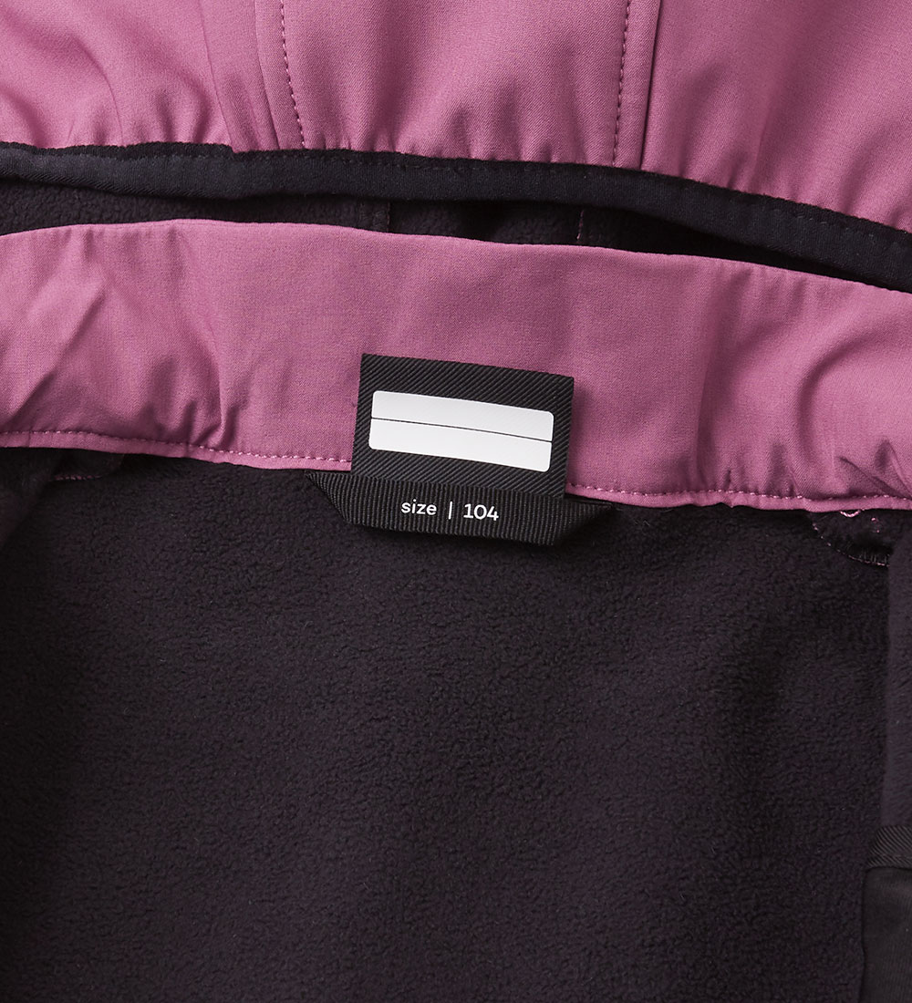 Reima Softshell Suit w. Fleece Lining - Nurmes - Red Violet
