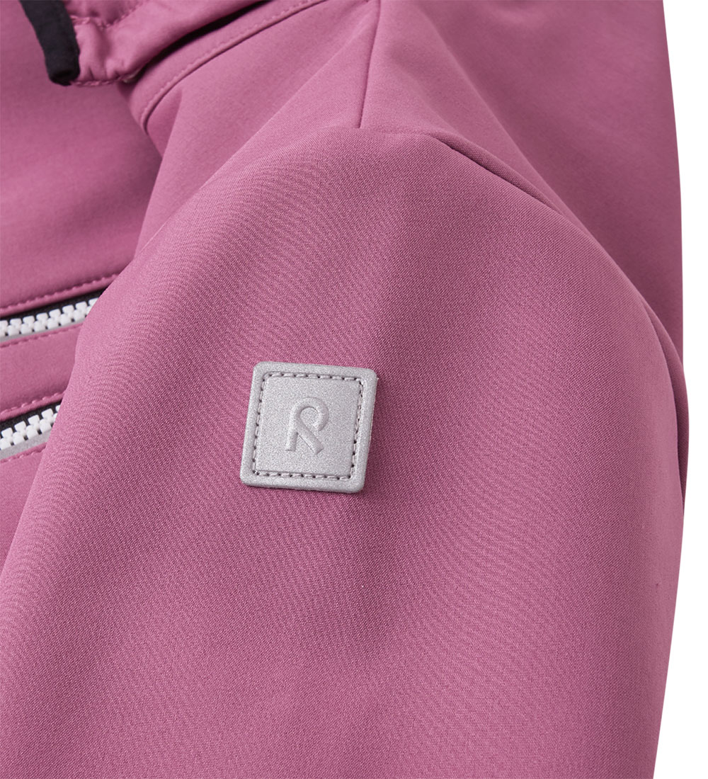 Reima Softshell Suit w. Fleece Lining - Nurmes - Red Violet