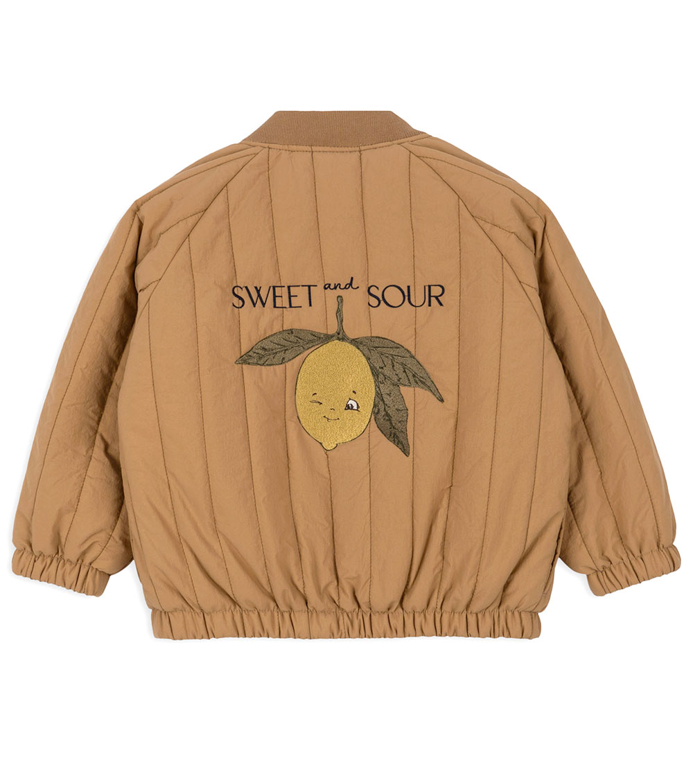 Konges Sløjd Bomber Jacket - Tobacco Brown