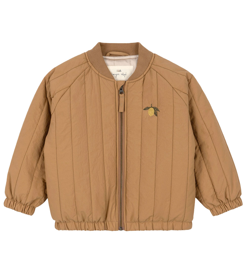Konges Sløjd Bomber Jacket - Tobacco Brown