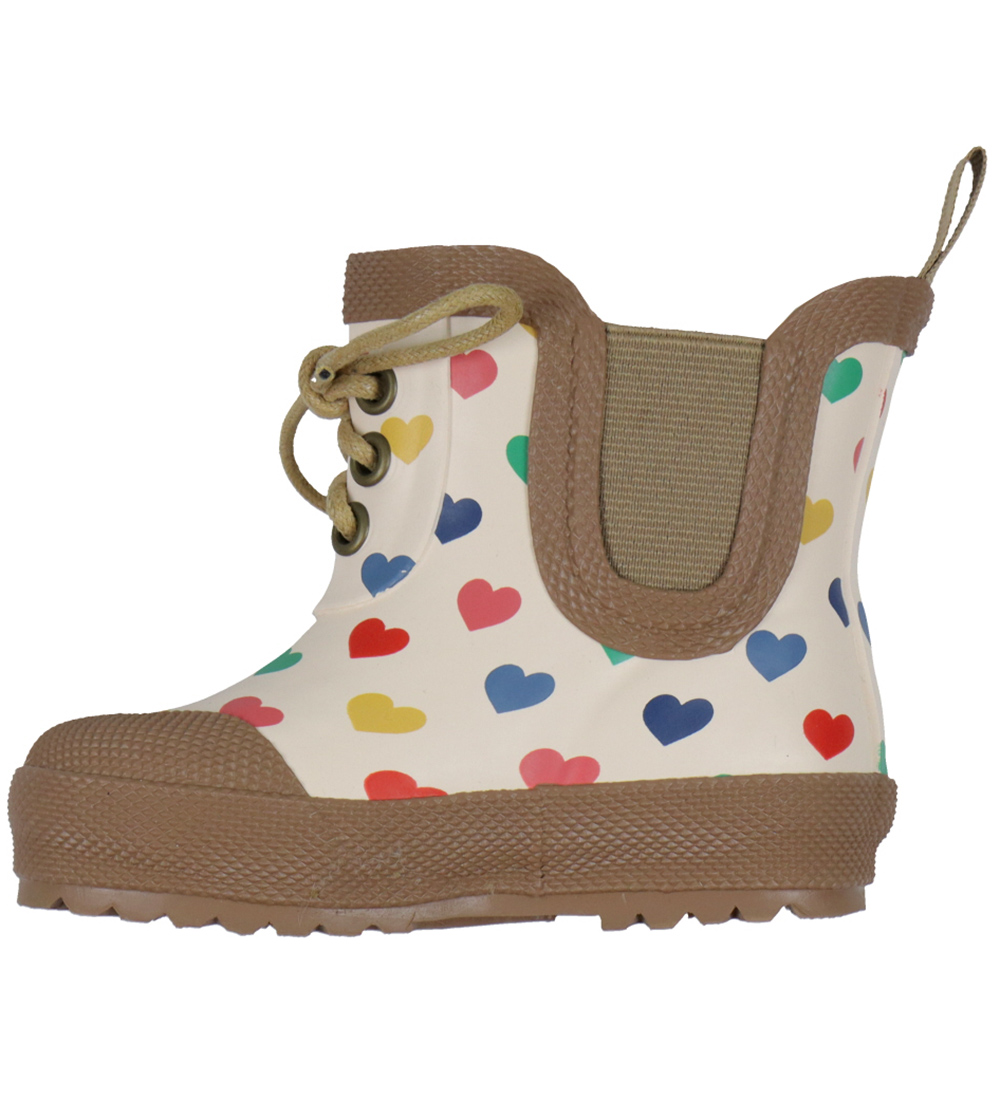 Konges Sløjd Rubber Boots w. Lining - Colored Heart
