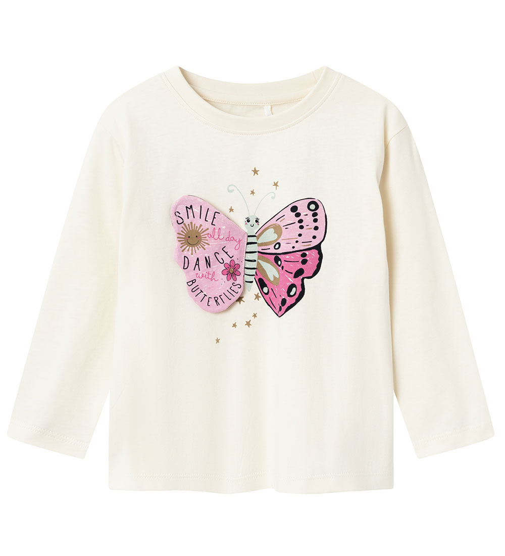 Name It Blouse - NmfLovely - Jet Stream w. Butterfly