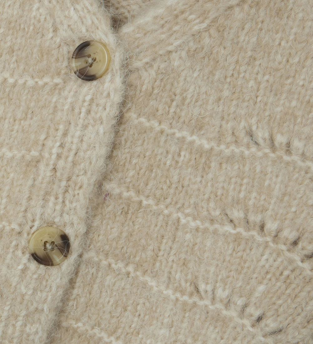 Gilet Name It - Tricoté - NmfNetrille - Summer Sable av. Pointel