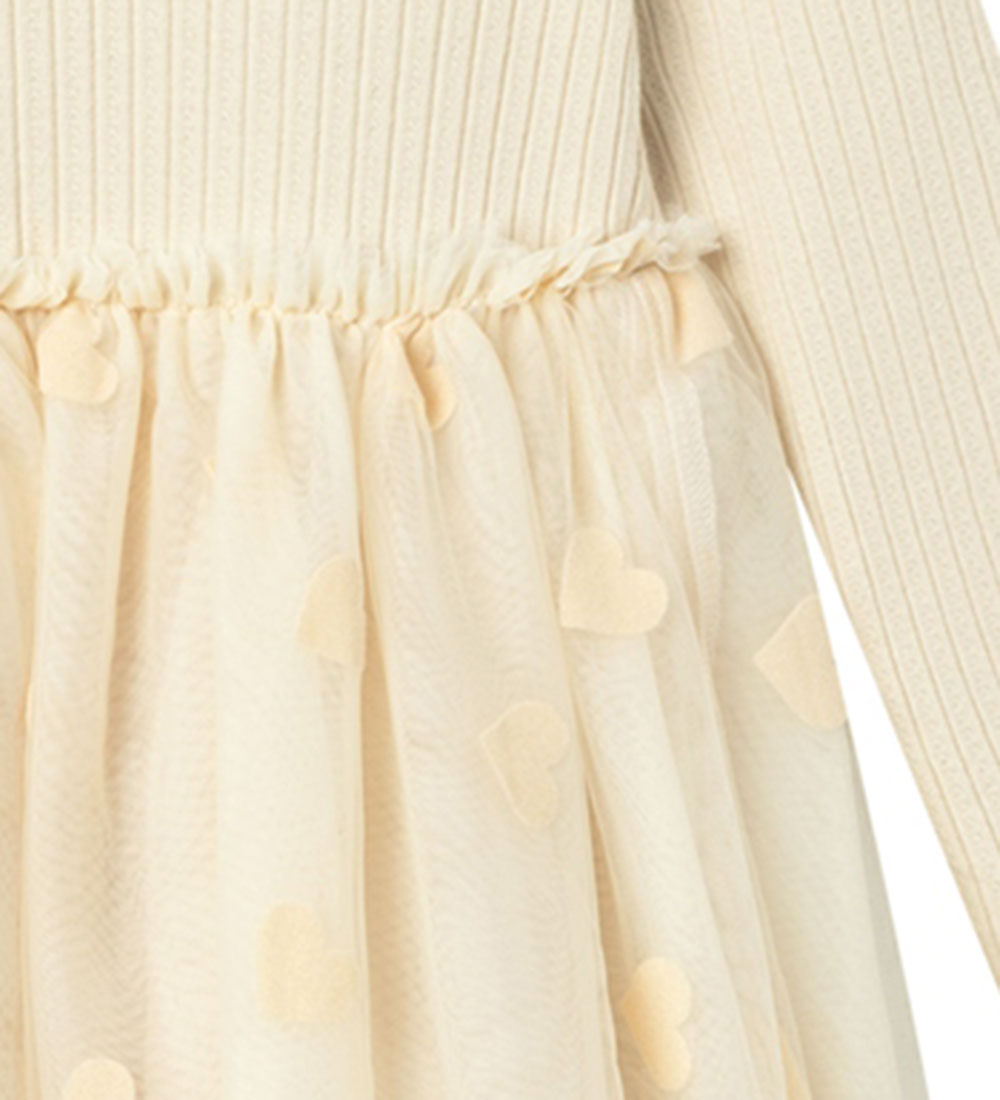 Name It Kleid - NmfNajas - Summer Sand m. Herzen