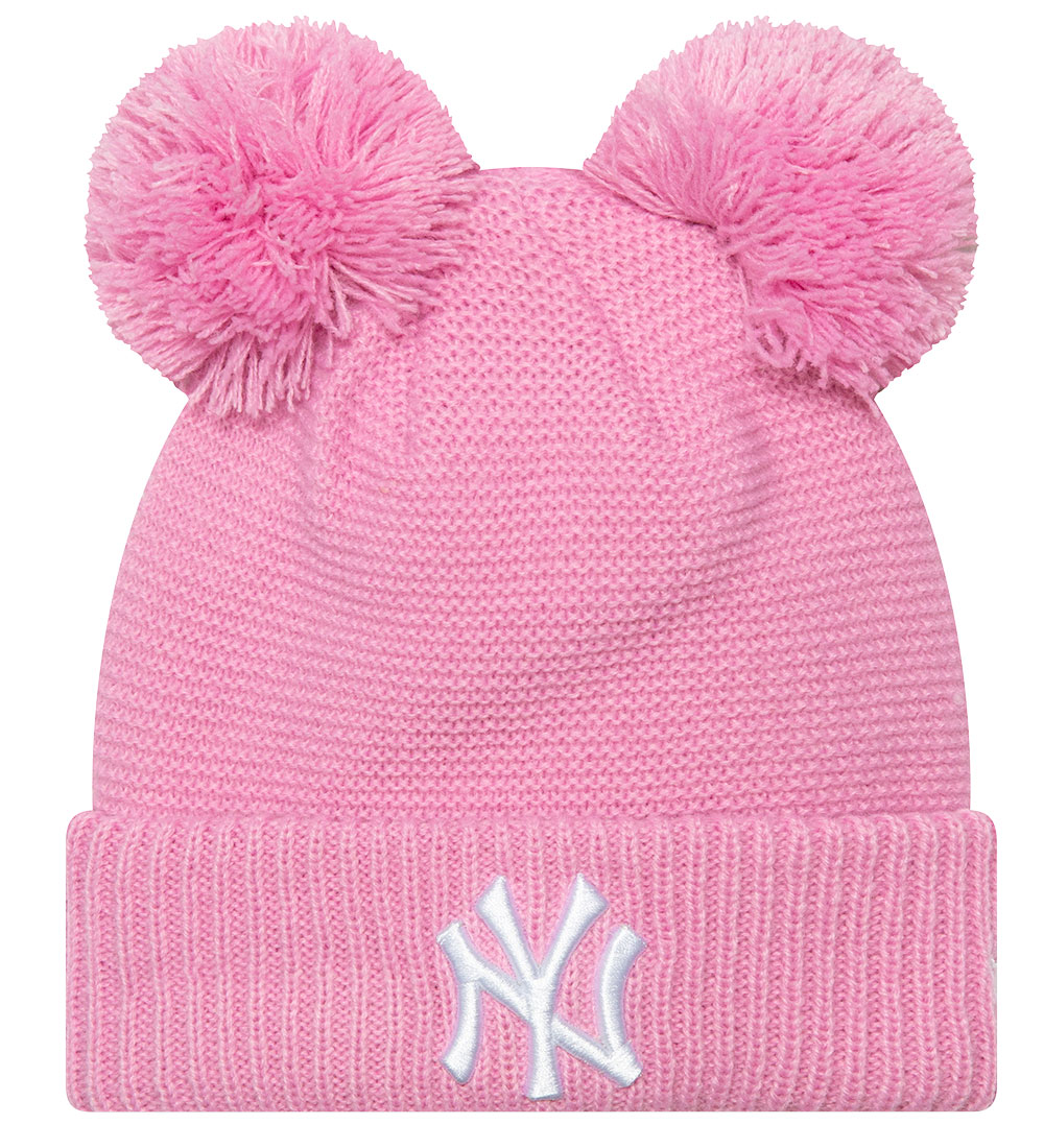 New Era Beanie w. Double Pom-Pom - Knitted - Beanie Neyyan - Pas